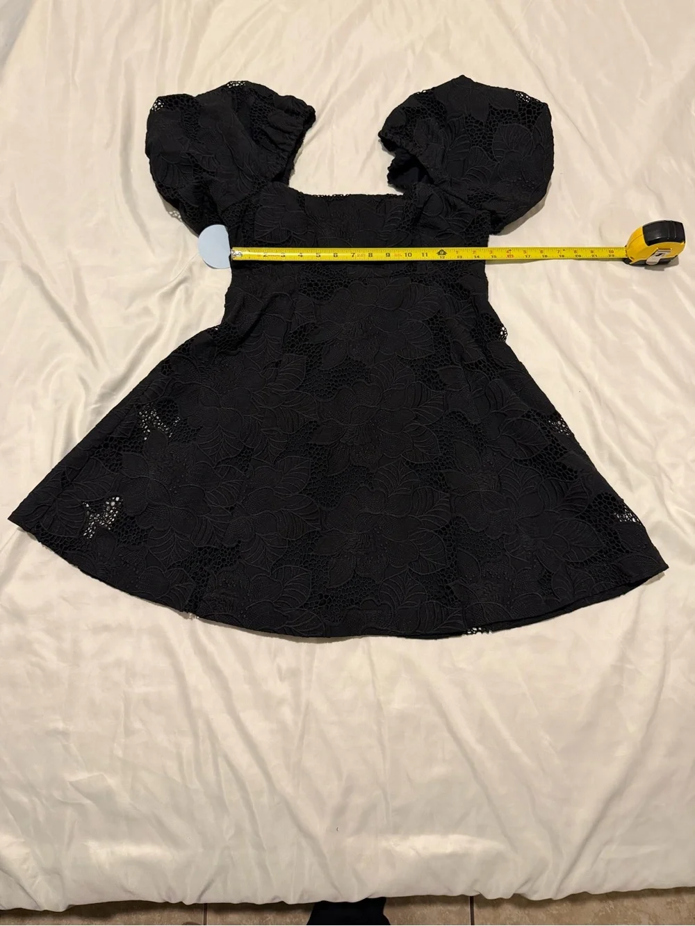 Hill House Black Lace Mini Dress, NWT, SZ Meduim - Picture 14 of 16